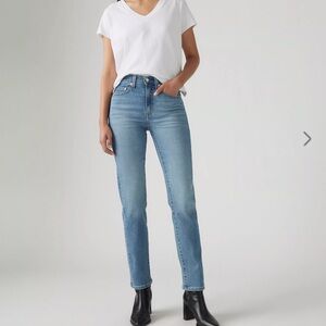 Levi's Classic Blue Straight Leg Jeans